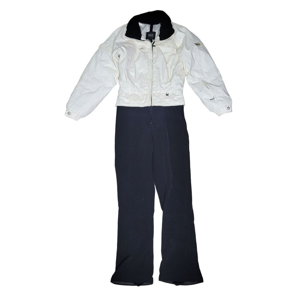 Nils Women's Ski Snow Suit Size 10 black and white warm size 10 womens